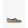 Prada Suede Loafers In Multi
