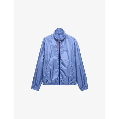 Prada Mens Light Blue Re-nylon Blouson Jacket