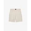 Prada Mens Neutral Drawstring Cotton Bermuda Shorts Xl