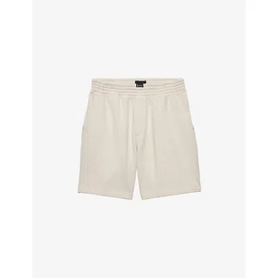 Prada Mens Neutral Drawstring Cotton Bermuda Shorts Xl