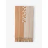 Prada Small Jacquard-logo Wool Scarf In Neutral