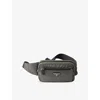 Prada Mens Green Brand-plaque Re-nylon And Saffiano-leather Belt Bag