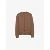 Prada Camel-coloured Cardigan In Cashmere In Brown
