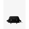 Prada Mens Black Explore Re Nylon Woven Bag In Black