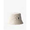 Prada Mens Neutral Old Gabardine Cotton Bucket Hat In Neutral