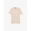 Prada Mens Neutral Oversized Crew Neck Cashmere T-shirt In Neutral