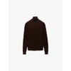 Prada Re-nylon Turtleneck Sweater In Brown