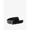 Prada Saffiano Belt In Black