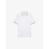 Prada Piqué Polo Shirt In White