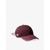 Prada Mens Burgundy Speedrock Re-nylon Baseball Cap In Burgundy