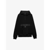 Prada Technical Half-zip Hoodie In Black