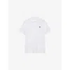 Prada Triangle Logo Polo T-shirt In White