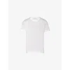Prada Mens White Slim-fit Crew-neck Cotton T-shirts Pack Of Three