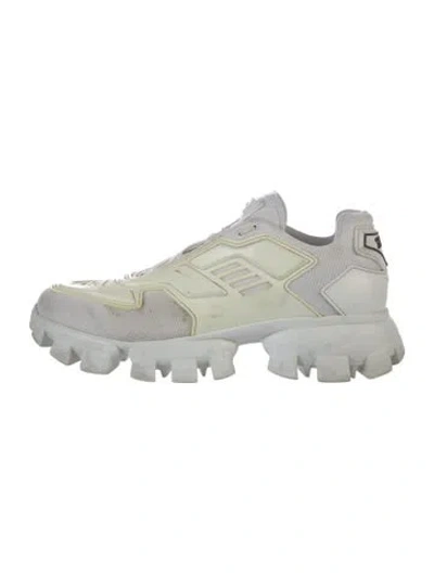 Pre-owned Prada Mesh Chunky Sneakers In Grey