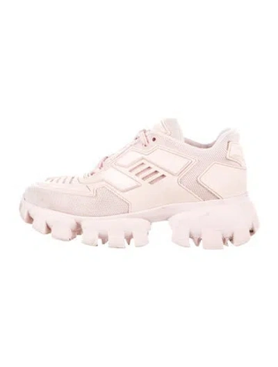 Pre-owned Prada Mesh Chunky Sneakers In Pink