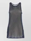 Prada Mesh Design Mini Dress