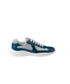 Prada Mesh Panel Low-top Sneakers In Multi