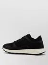 Prada Mesh Panel Sneakers Rubber Sole In Black
