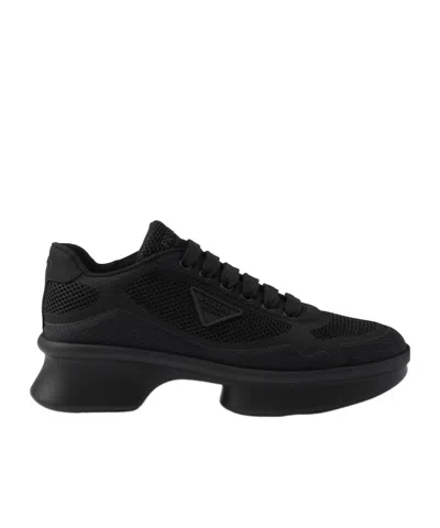 PRADA PRADA MESH PLATFORM SNEAKERS