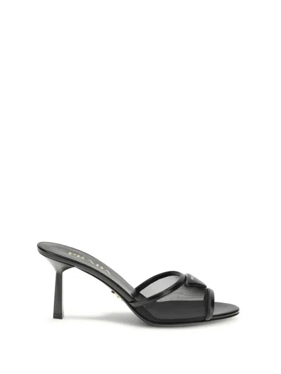 PRADA MESH SLIPPER SANDALS