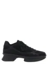 Prada Sneakers Mesh Upper Rubber Sole In Black