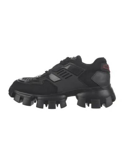 Pre-owned Prada Mesh Sneakers In Black