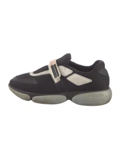 Pre-owned Prada Mesh Sneakers In Black
