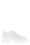 Prada Chunky Sole Sneakers With Breathable Mesh Upper In Animal Print
