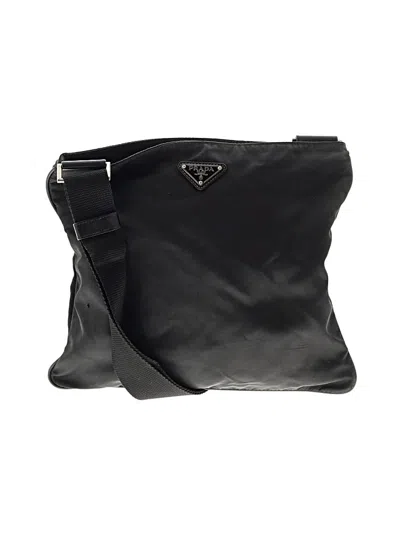 Pre-owned Prada Messenger In Black