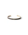 Prada Metal Bracelet In Black