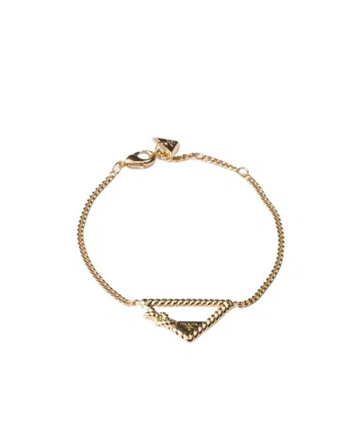 Prada Metal Bracelet In Golden