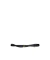 Prada Metal Buckle Belt In Black