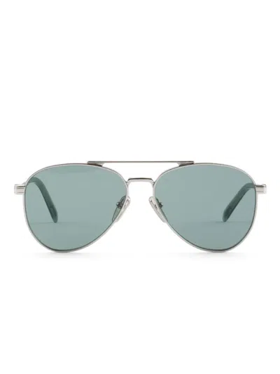 Prada Sunglasses With  Logo In Eden Green Lenses