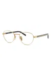 Prada Full Frame Plain Mirror In Gold