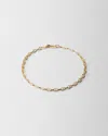 Prada Metal Necklace In Gold
