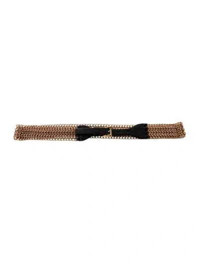 Pre-owned Prada Metal Waist Belt In Multi