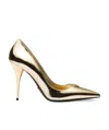 Prada 85mm Logo-plaque Leather Pumps In Platinum