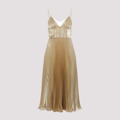 PRADA METALLIC YELLOW DRESS