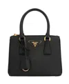 Prada Galleria Saffiano Leather Micro Bag In Black