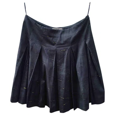 Pre-owned Prada Mid- Length Skirt In Blue