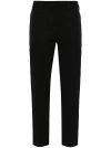 Prada Tailored Anthracite Trousers With Classic Waistband In Black