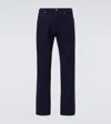 Prada Men Straight Leg Tapered Jeans In Blau