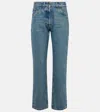 Prada Mid-rise Straight Jeans In Blue