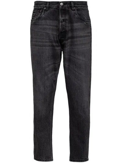 Prada Mid-rise Straight-leg Jeans In Black