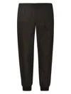 Prada Mid-rise Straight Leg Track Pants In Nero