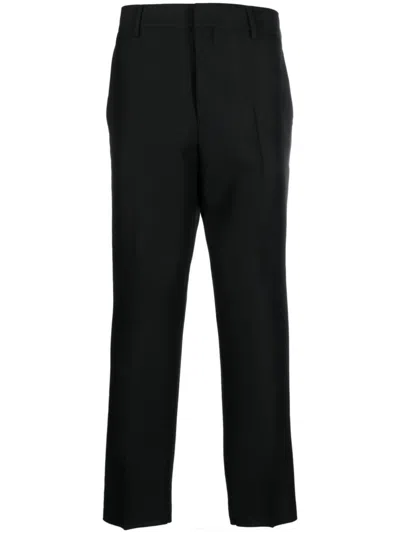Prada Mid-rise Tailored Trousers In Black