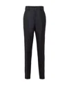 Prada Pleat-detail Tailored Trousers In Blue