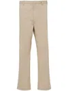 Prada Stretch Poplin Pants In Neutrals
