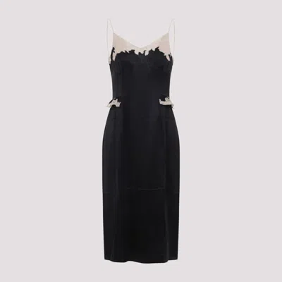 Prada Midi Dress In Black