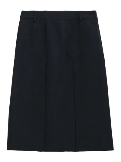 PRADA PRADA MIDI SKIRT